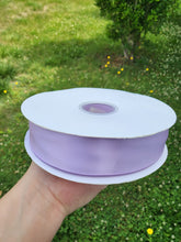 Cargar imagen en el visor de la galería, satin 1.5 pulg color morado lila 100 y doble cara
