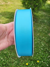 Cargar imagen en el visor de la galería, Satin 1.5 pulg color turquesa 100 yardas doble cara
