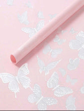 Cargar imagen en el visor de la galería, Papel coreano mariposas 20 hojas
